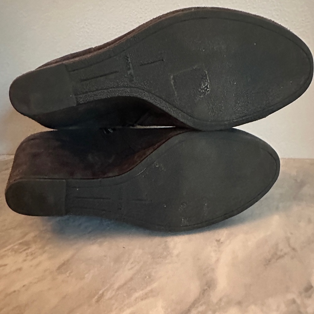 Dolce Vita Suede Wedge Ankle Boots Women’s Size 9 - Picture 5 of 5